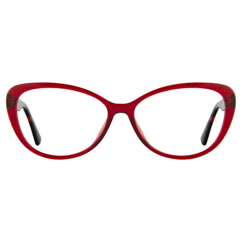 Cat-eye Red Eyeglasses