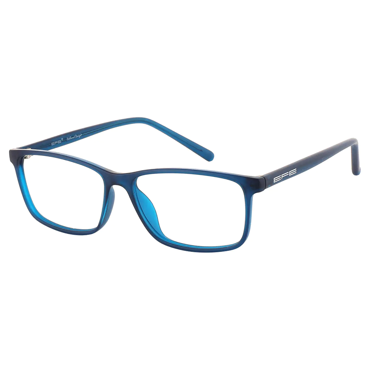 Rectangle Blue Eyeglasses