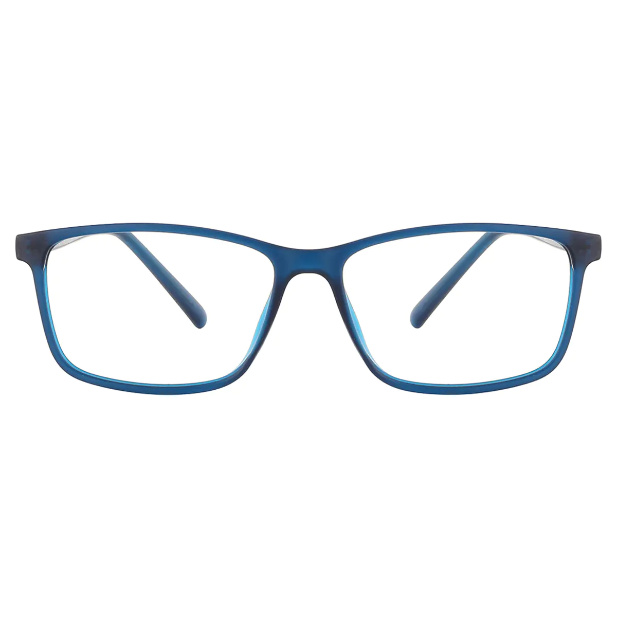 Rectangle Blue Eyeglasses