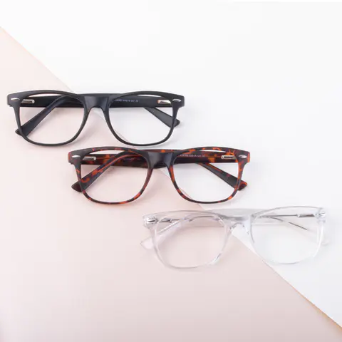 Rectangle Tortoiseshell Eyeglasses