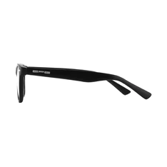 Rectangle Matte Black Eyeglasses