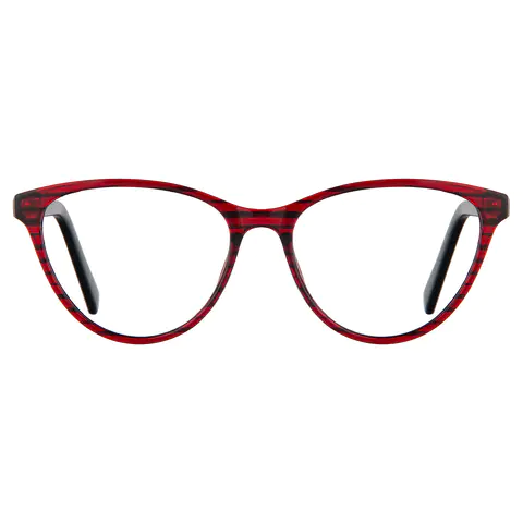 Cat-eye Red Eyeglasses