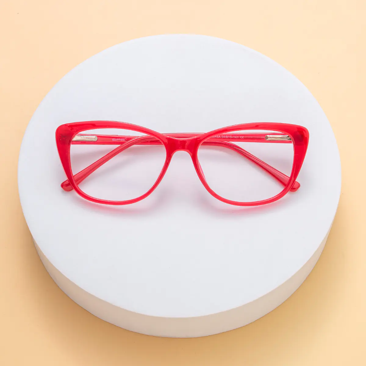 Cat-eye Red Eyeglasses