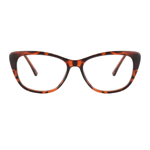 Cat-eye Brown Eyeglasses