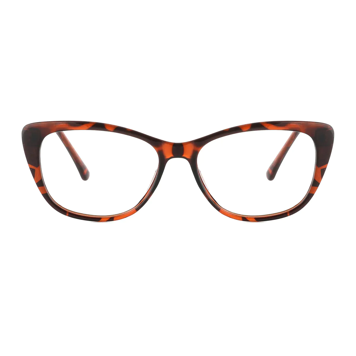 Cat-eye Brown Eyeglasses