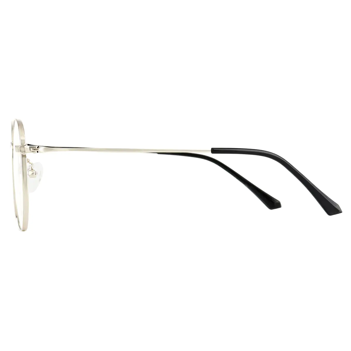 Geometric Silver Reading Glasses