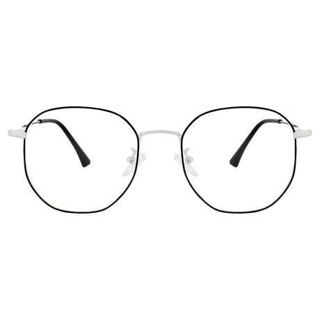 Geometric Black Eyeglasses