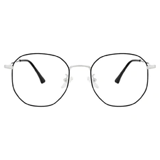 Geometric Black Eyeglasses
