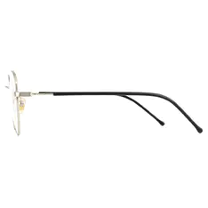 Oval Silver Eyeglasses