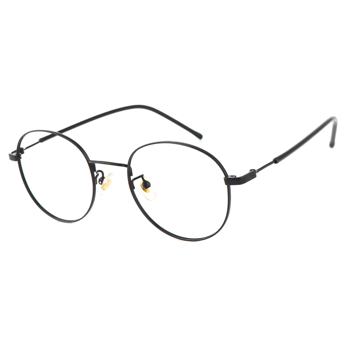 Oval Black Eyeglasses