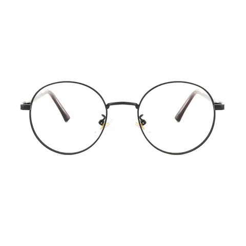 Round Brown Eyeglasses
