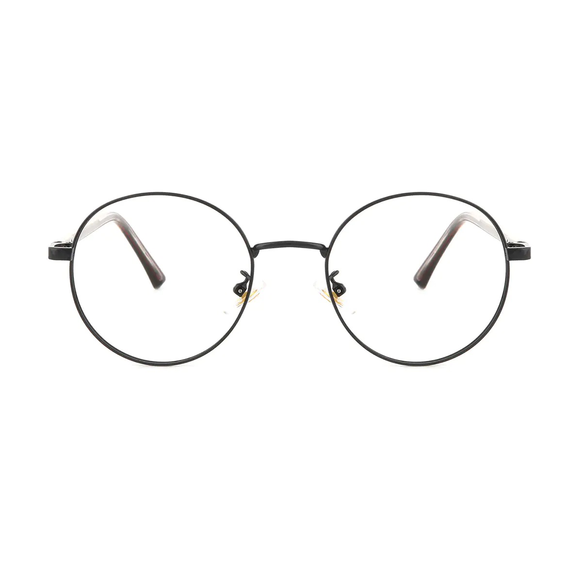 Round Brown Eyeglasses