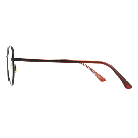 Round Brown Eyeglasses