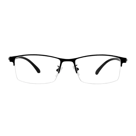 Rectangle Black Eyeglasses