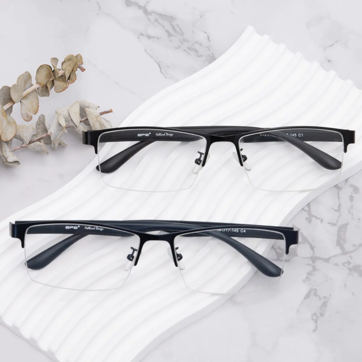 Rectangle Black Eyeglasses