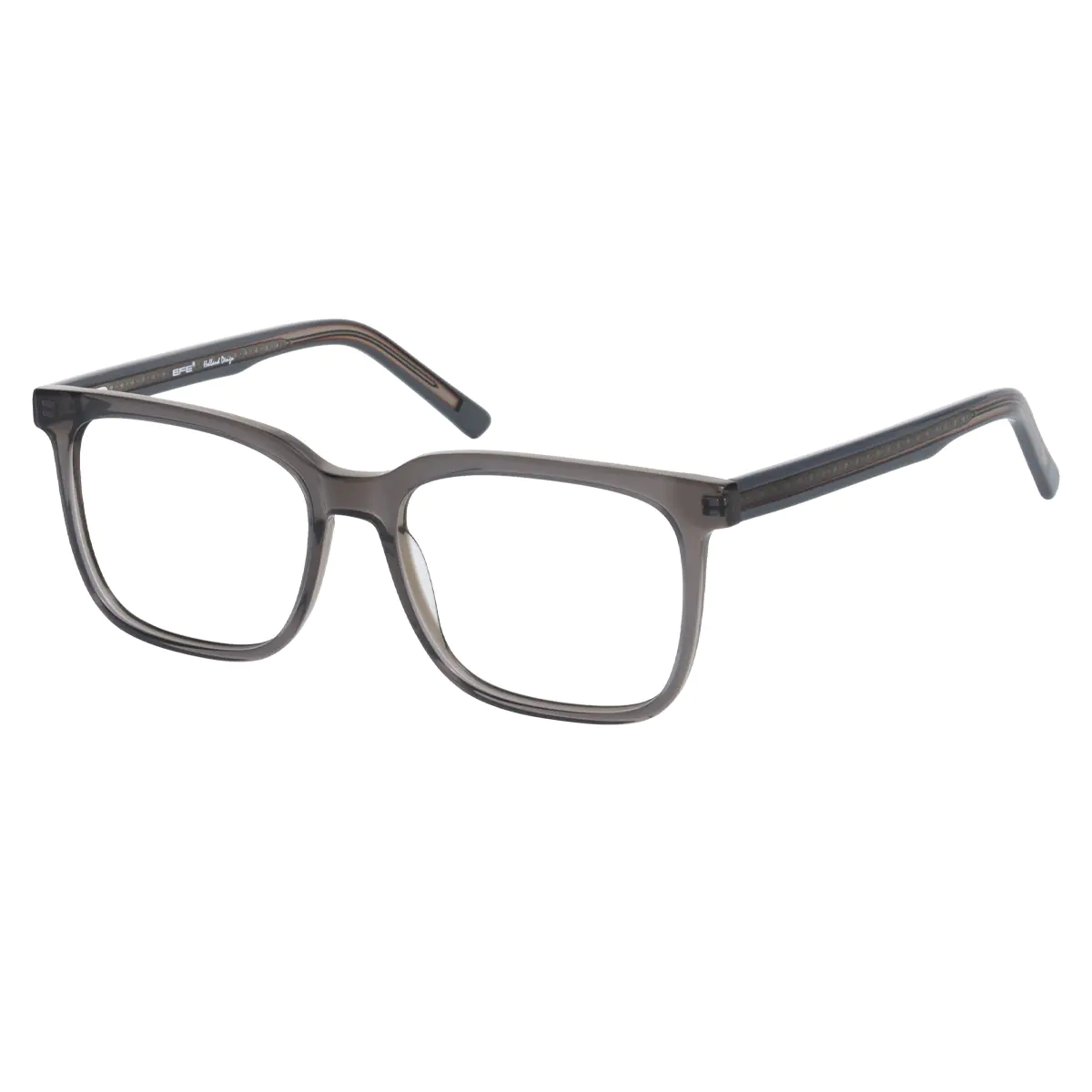 Rectangle Grey Eyeglasses