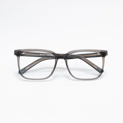 Rectangle Grey Eyeglasses