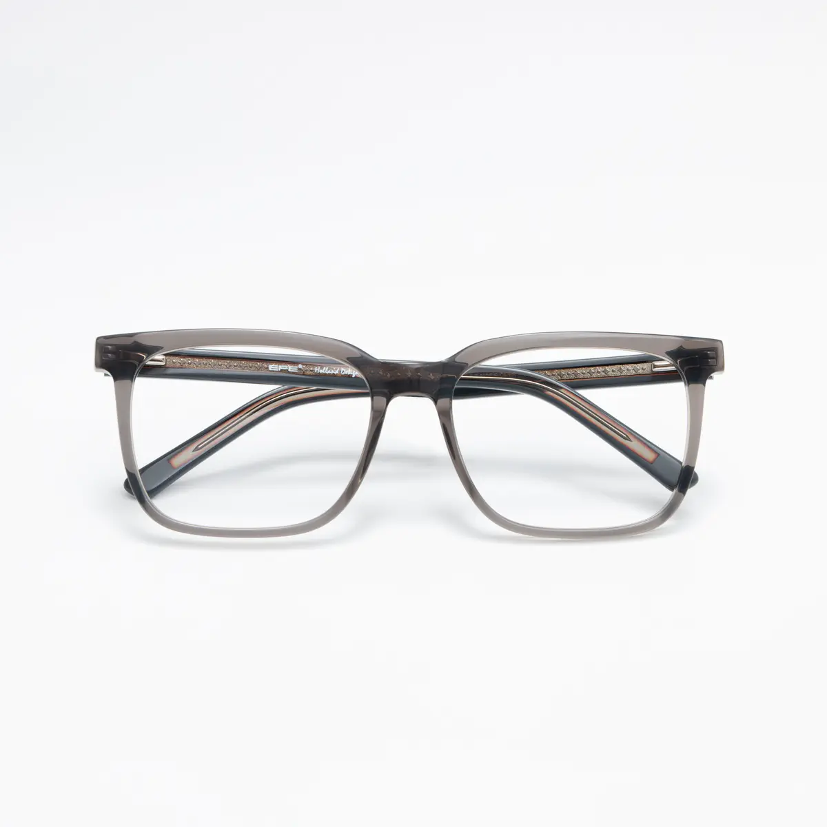 Rectangle Grey Eyeglasses