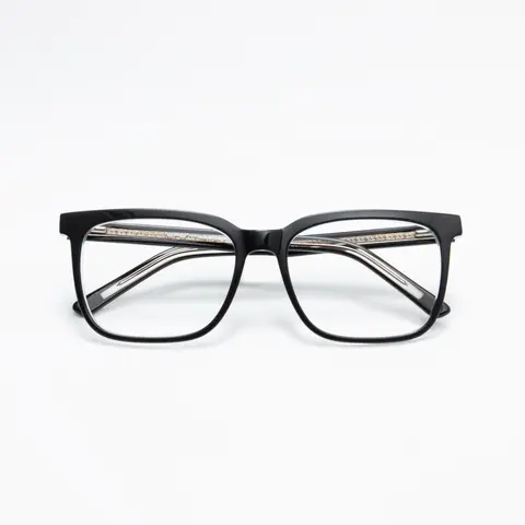 Rectangle Black Eyeglasses