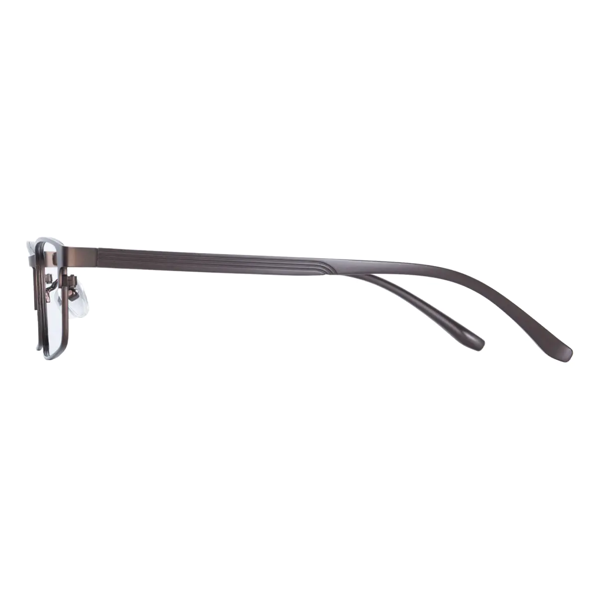 Rectangle Brown Eyeglasses