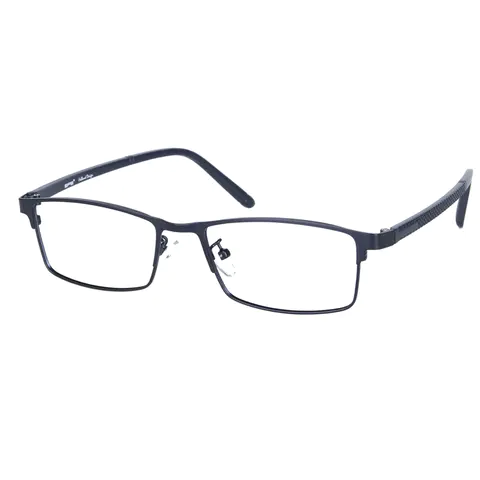 Rectangle Blue Eyeglasses