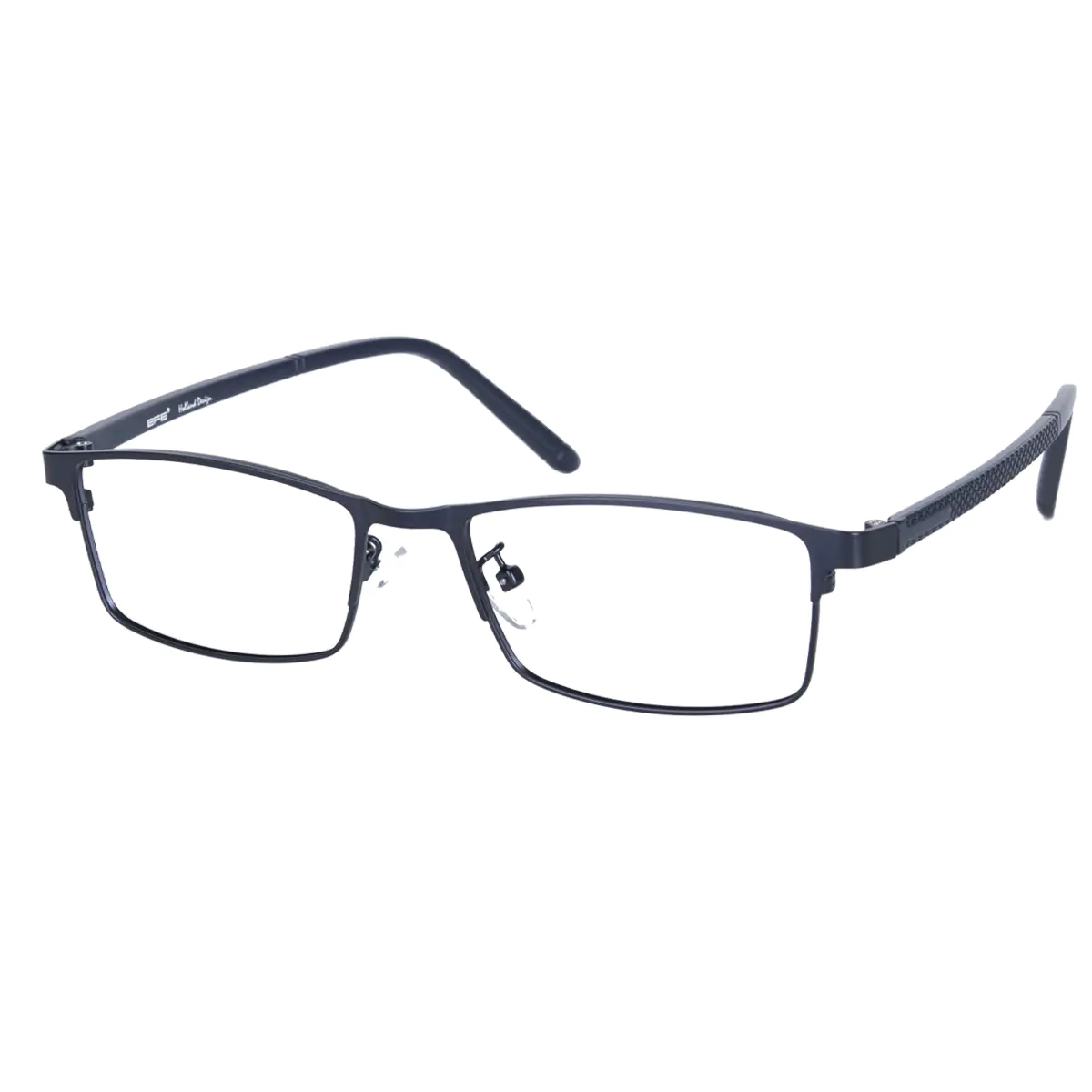 Rectangle Blue Eyeglasses