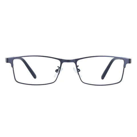 Rectangle Blue Eyeglasses