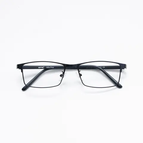 Rectangle Blue Eyeglasses