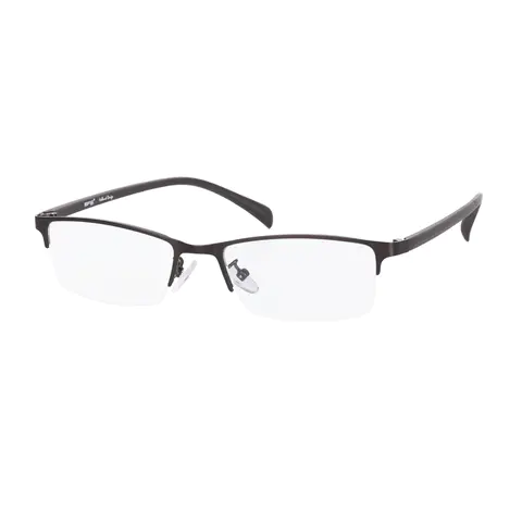 Rectangle Brown Eyeglasses