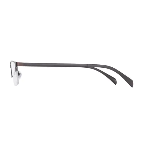 Rectangle Brown Eyeglasses