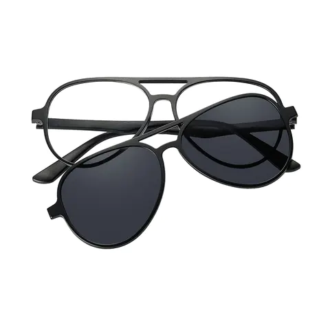 Aviator Black Eyeglasses