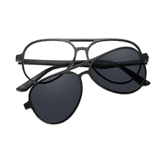 Aviator Black Eyeglasses