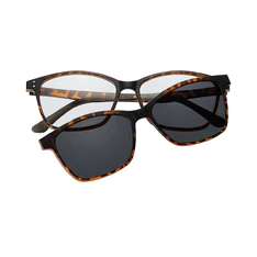 Rectangle Tortoiseshell Eyeglasses