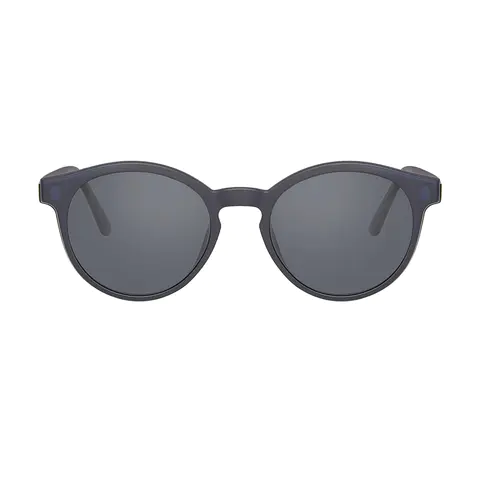 Round Blue Eyeglasses