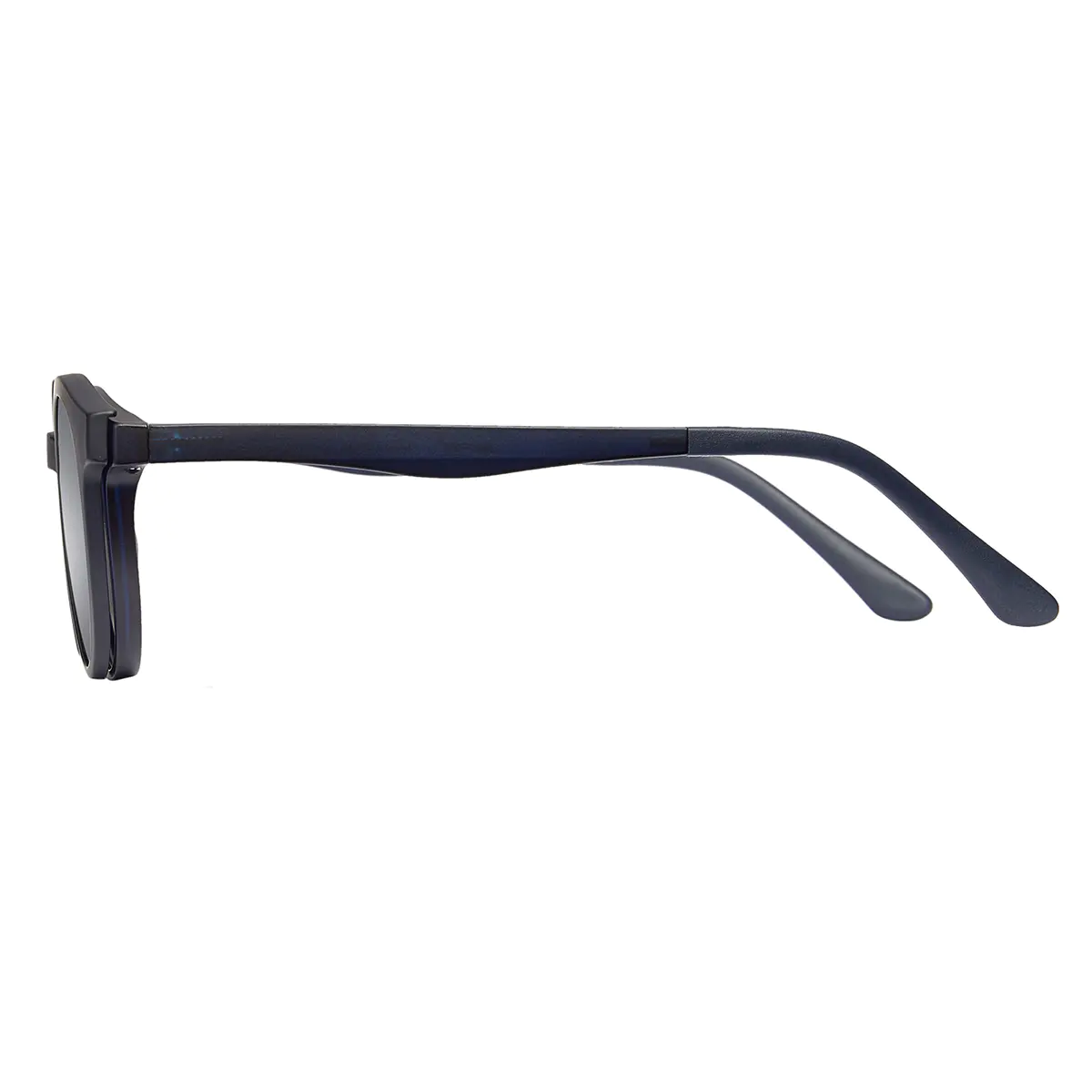 Round Blue Eyeglasses
