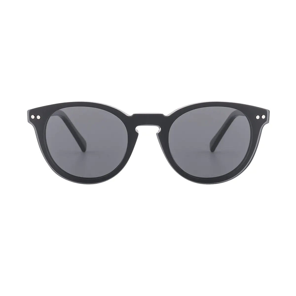 Round Black Eyeglasses