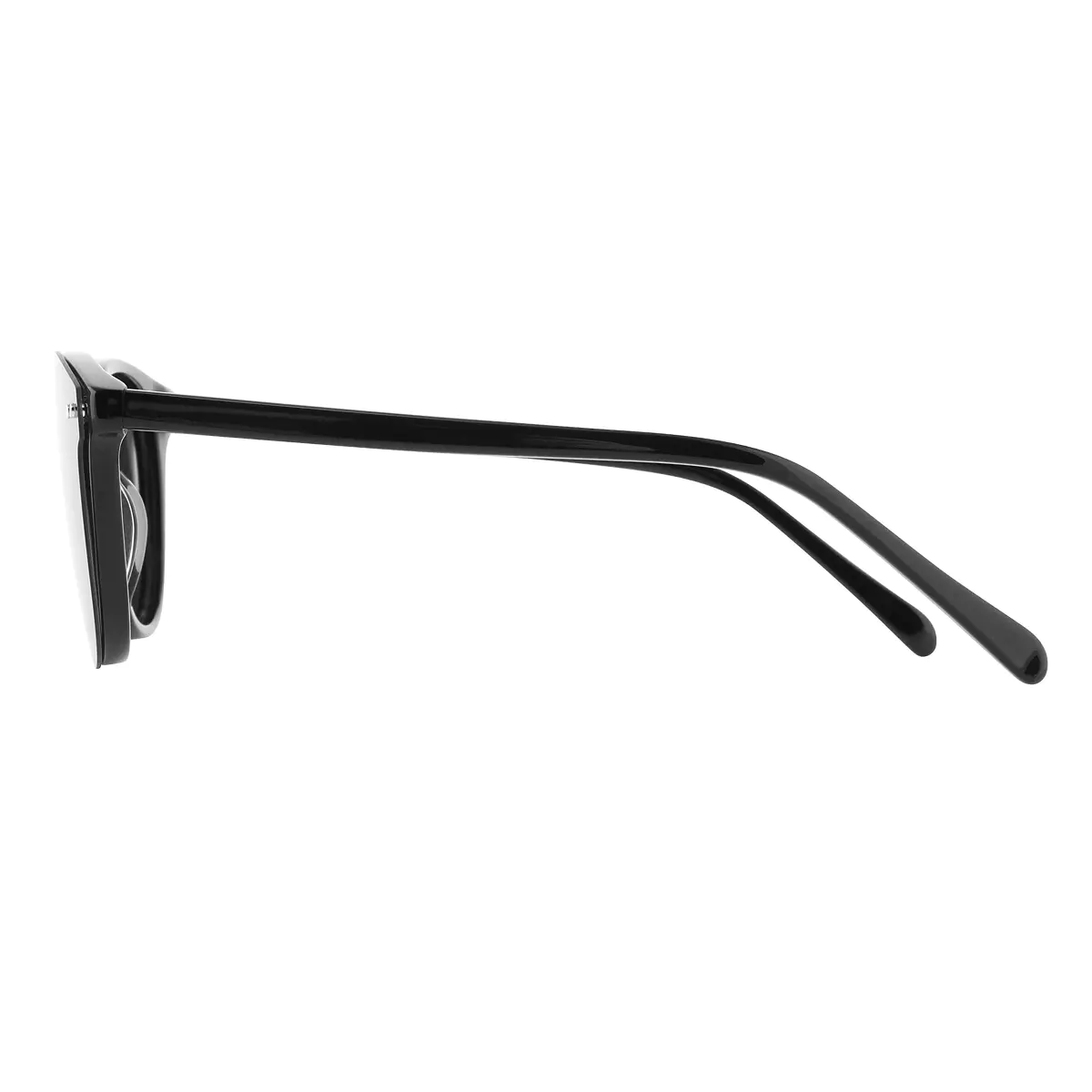 Round Black Eyeglasses