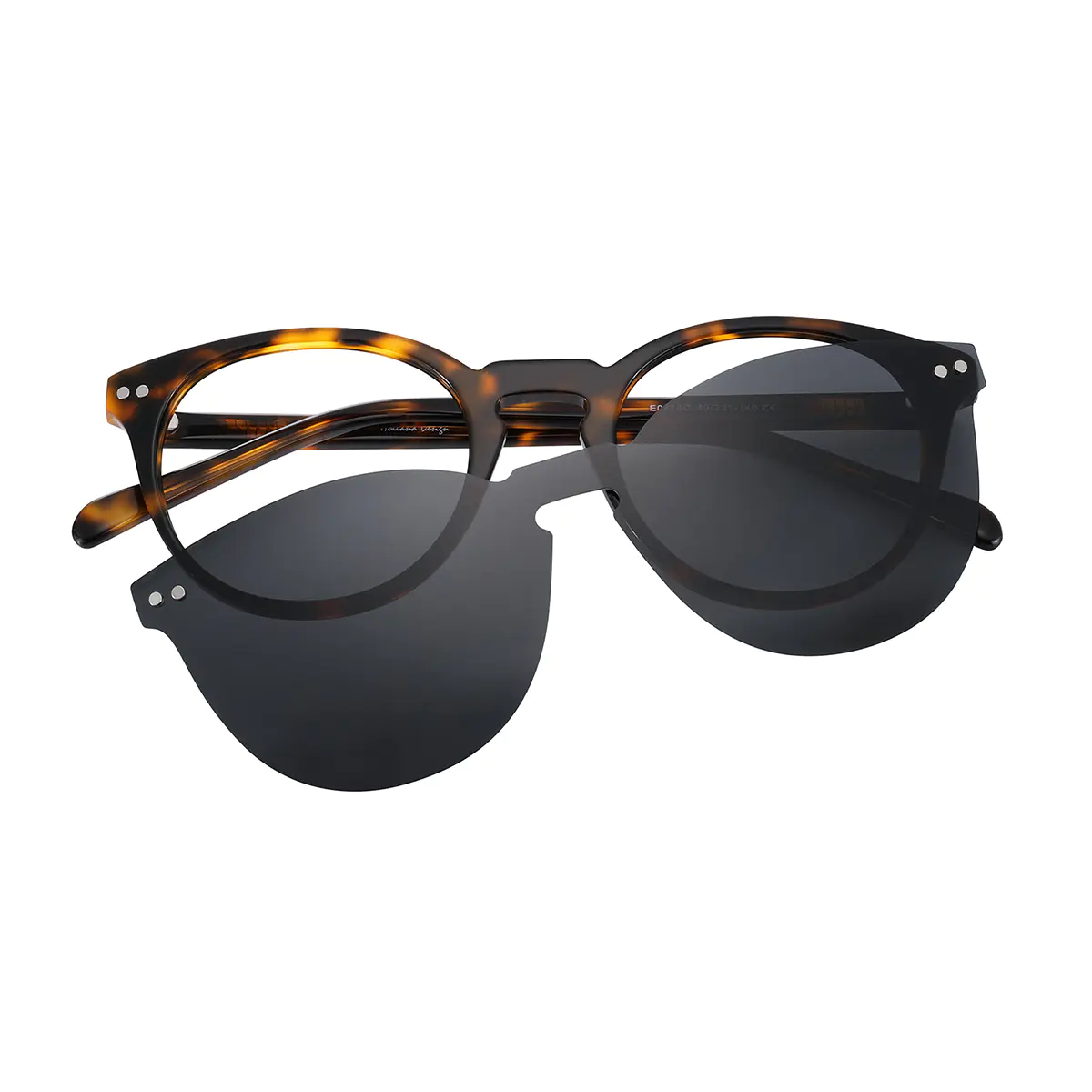 Round Tortoiseshell Eyeglasses