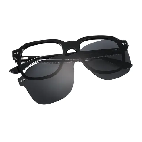 Square Black Eyeglasses