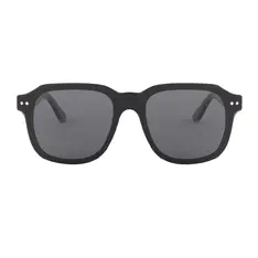 Square Black Clip-On Sunglasses