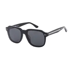 Square Black Clip-On Sunglasses