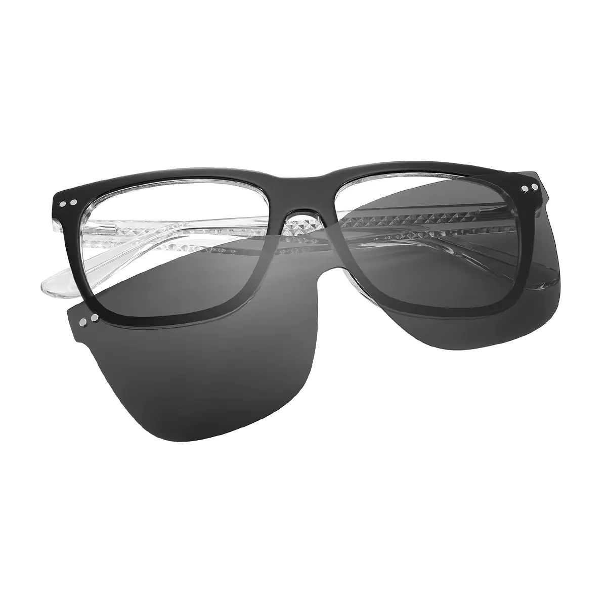 Square Black Eyeglasses