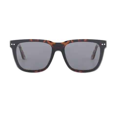 Square Dark Tortoiseshell Eyeglasses