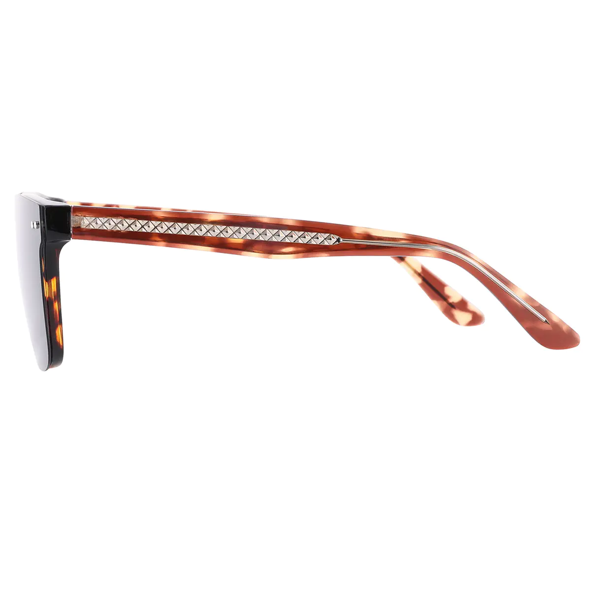 Square Dark Tortoiseshell Eyeglasses