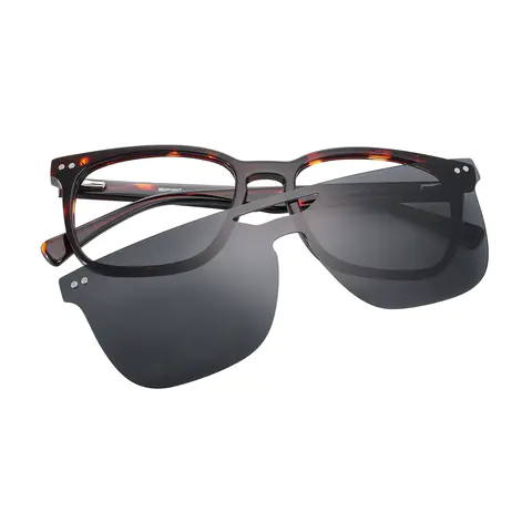Square Tortoiseshell Eyeglasses