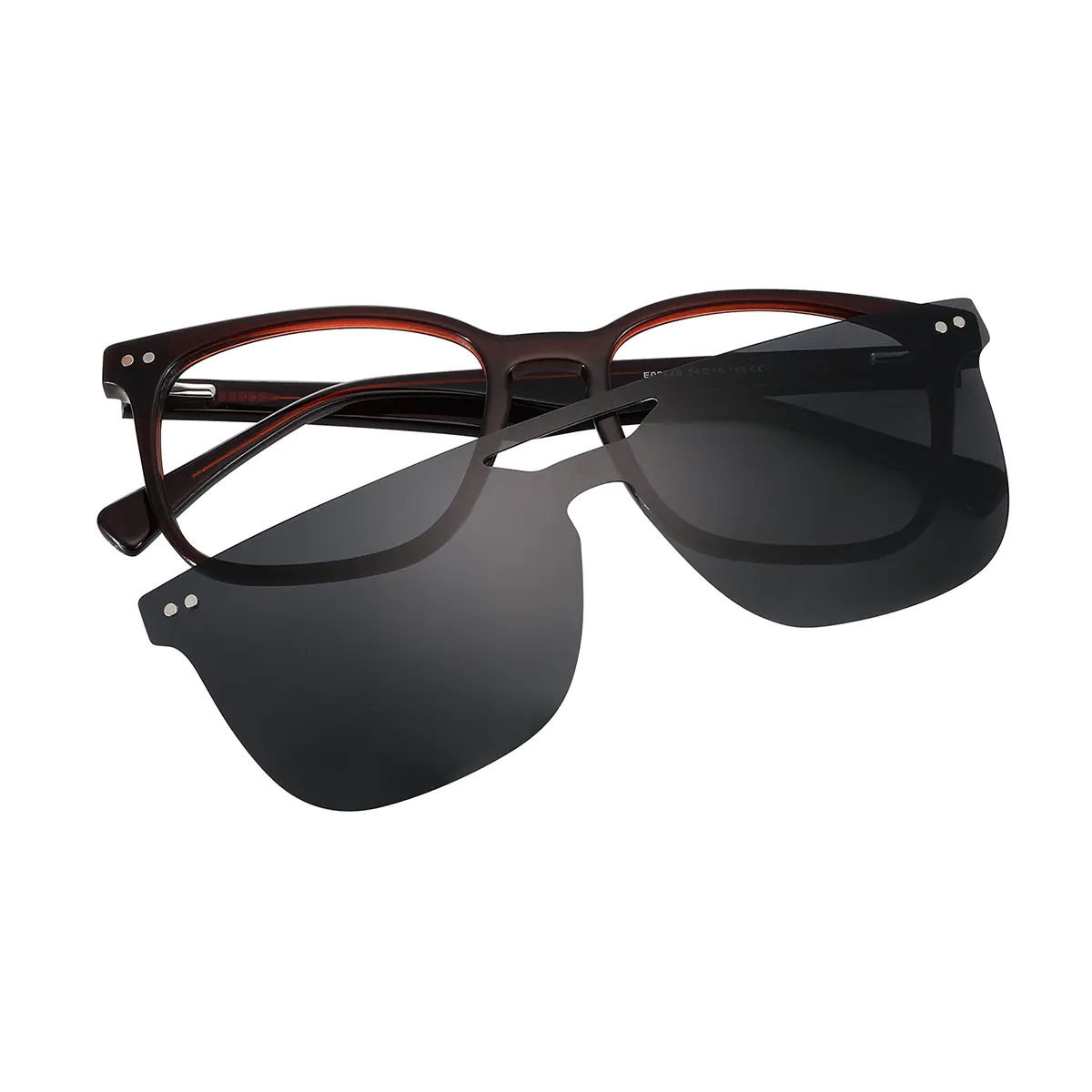Square Brown Eyeglasses
