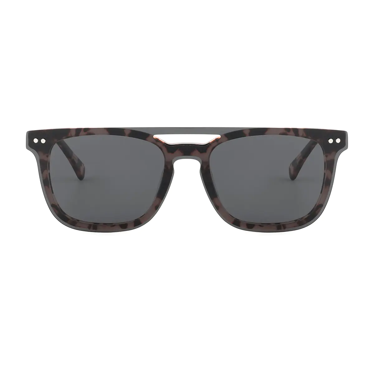 Square Pink Tortoiseshell Eyeglasses