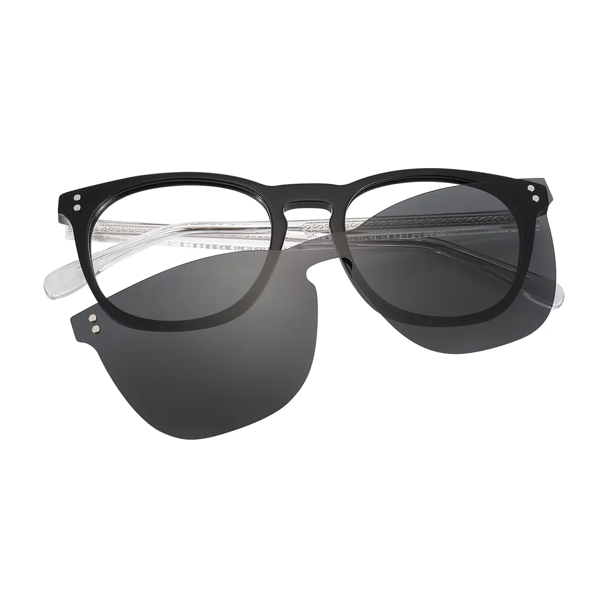 Square Black Eyeglasses