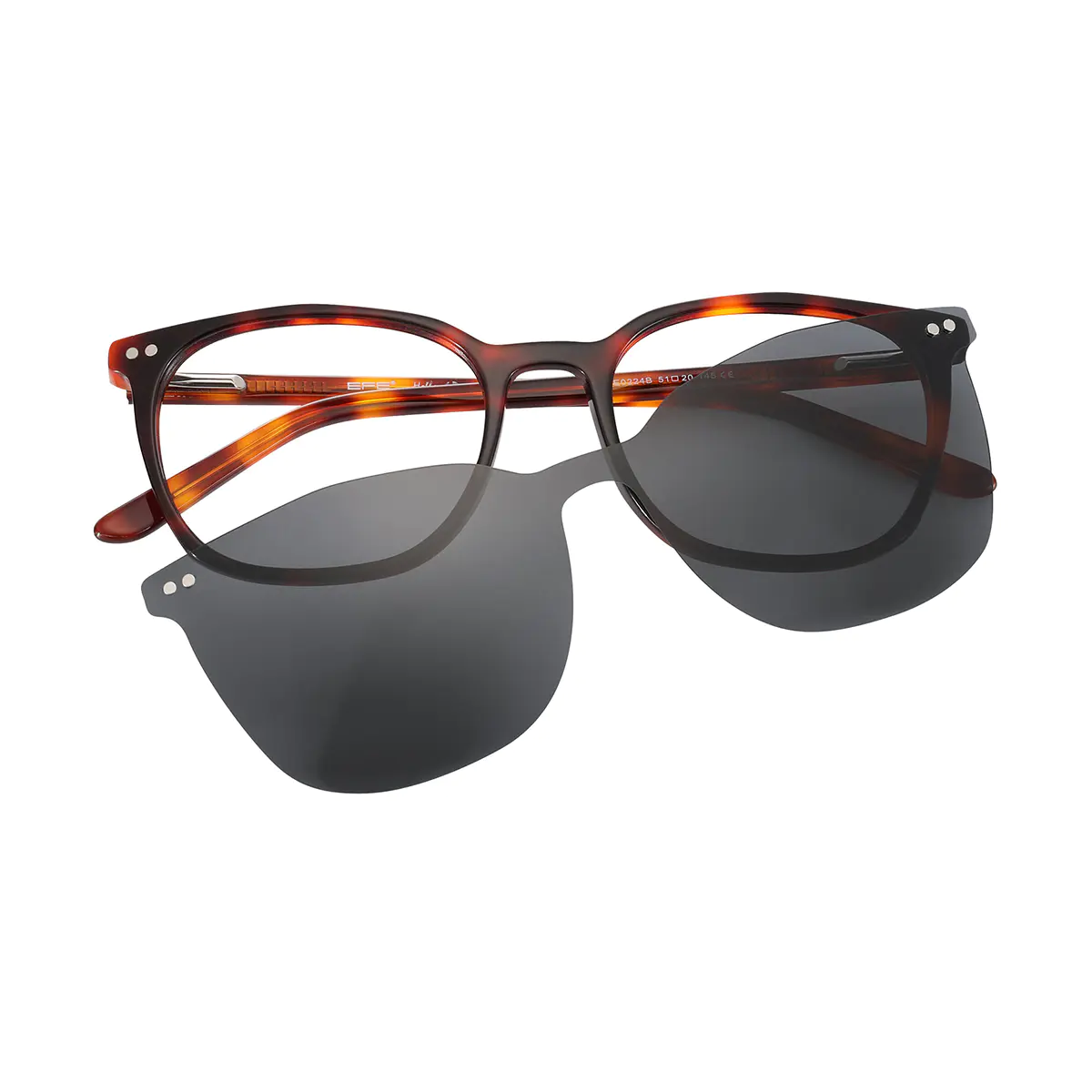 Square Tortoiseshell Eyeglasses