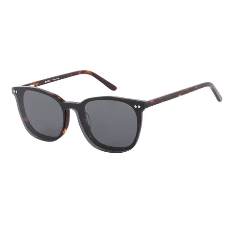 Square Dark Tortoiseshell Eyeglasses